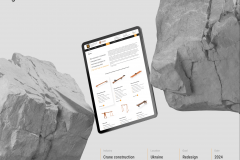 WordPress website for the plant of lifting and transport equipment